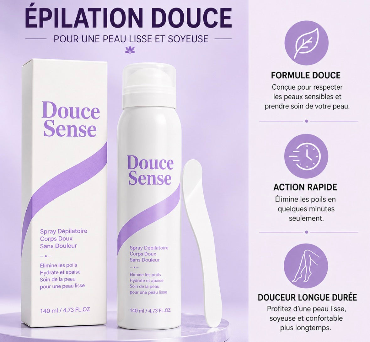 Spray dépilatoire